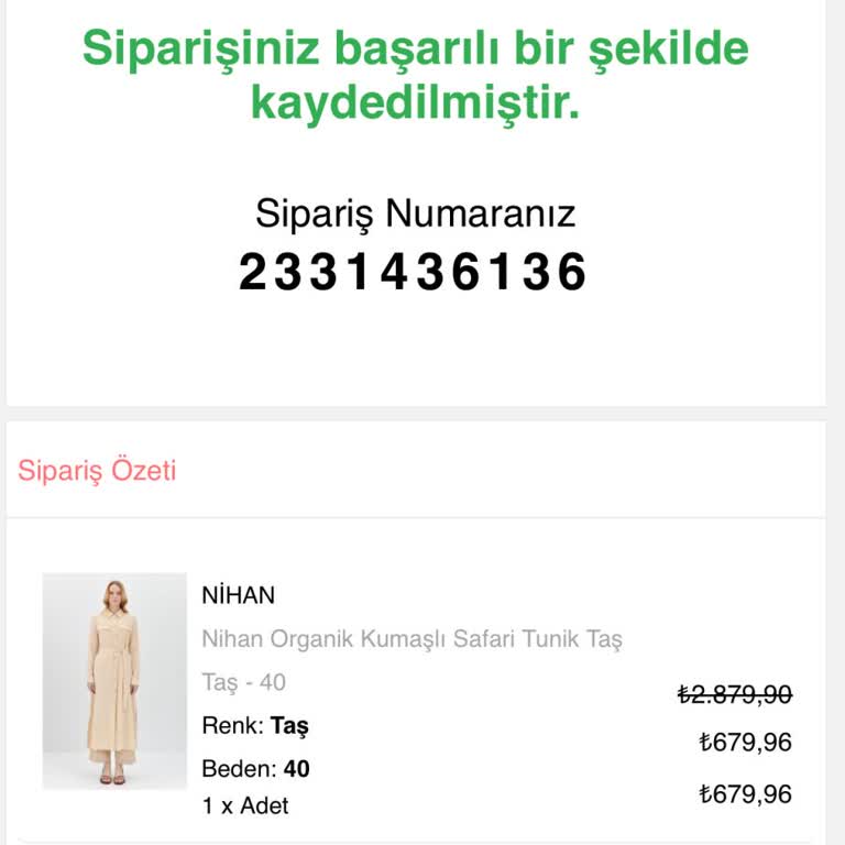 Nihan Giyim İade Sürecinde Müşteri Hizmetlerine Ulaşamıyorum