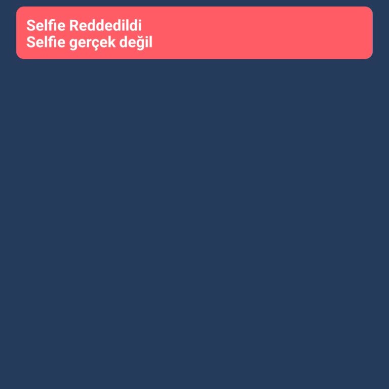 Kimlik Doğrulama Sırasında Selfie Kabul Edilmiyor Para İşlemleri Yapılamıyor