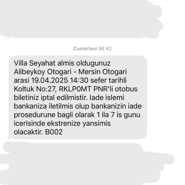 İade Talebimin Bankaya İletilmemesi Ve Mağduriyet Yaşıyorum