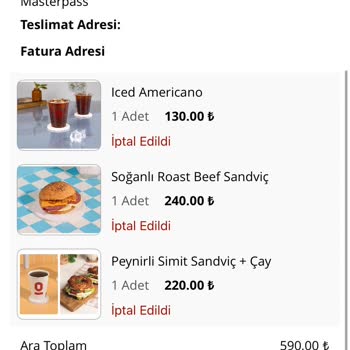 Sipariş İadesi Sonrası 590 TL Param Kayıp Ve Müşteri Hizmetlerine Ulaşamıyorum