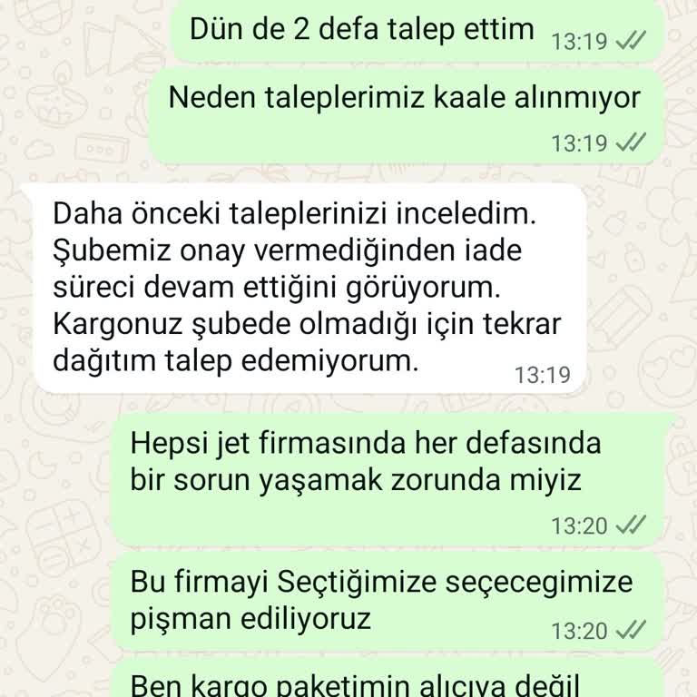Kargo Teslimatında İletişim Sorunu Ve İade Süreci Mağduriyeti