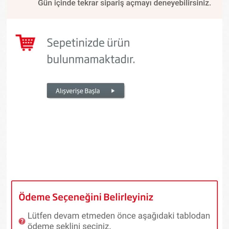 Dükkan Sayfasında Cep Telefonu Siparişi Onaylanmıyor, Sürekli Hata Alıyorum