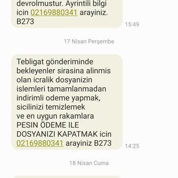 Bana Ait Olmayan Borç İçin Sürekli İcra Takibi Mesajları Alıyorum