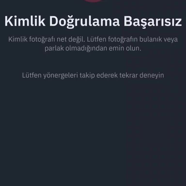 Binance TR Hesabımda KYC Doğrulamasına Rağmen Para Çekemiyorum