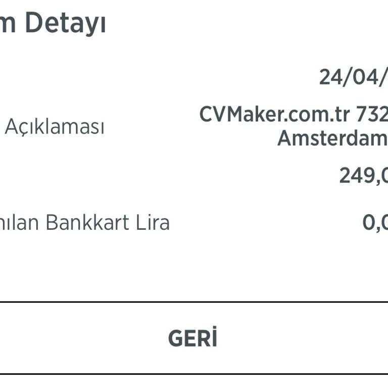Habersiz Abonelik Ücreti Ve İade Talebi: CV Hazırlama Sitesinde Mağduriyet