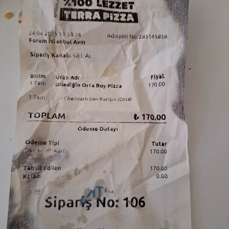 Terra Pizza'da Pişmemiş Pizza Ve Kötü Müşteri Davranışı