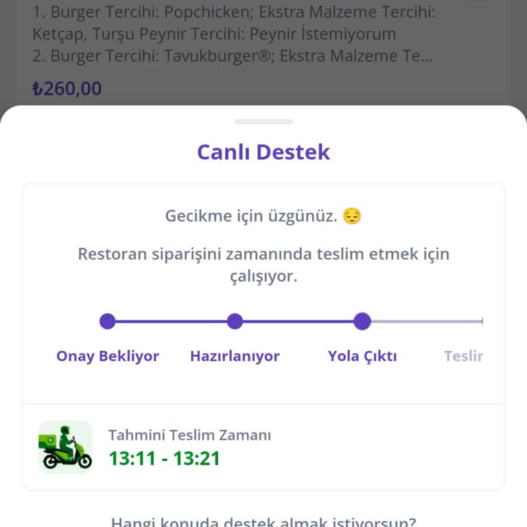 Siparişim 1 Saat Gecikti, Kurye Bilgisi De Yok!