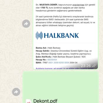 Kayıt Ücreti İadesi Yapılmadan Tekrar Ücret Talep Edilmesi Ve İletişim Sorunu