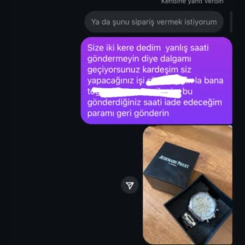 İki Kez Yanlış Saat Gönderilmesi Mağduriyet Yaşattı