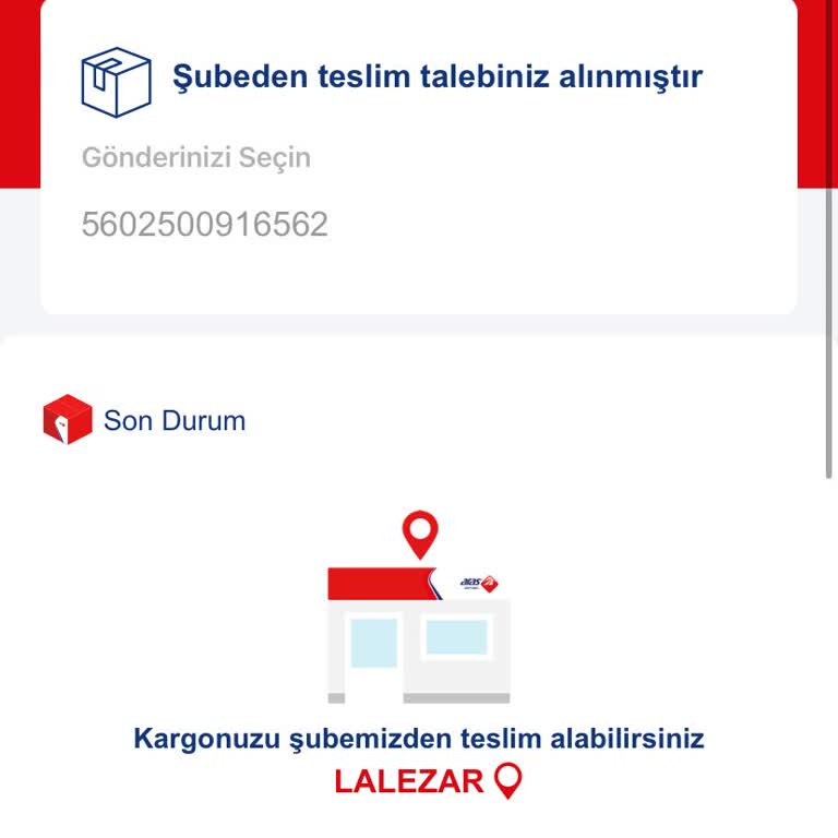 Kapalı Şube Nedeniyle Kargoma Ulaşamıyorum
