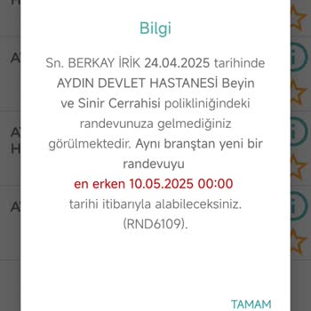 Yanlış Bilgilendirme Ve Randevu Sistemi Sorunu Nedeniyle Mağduriyet