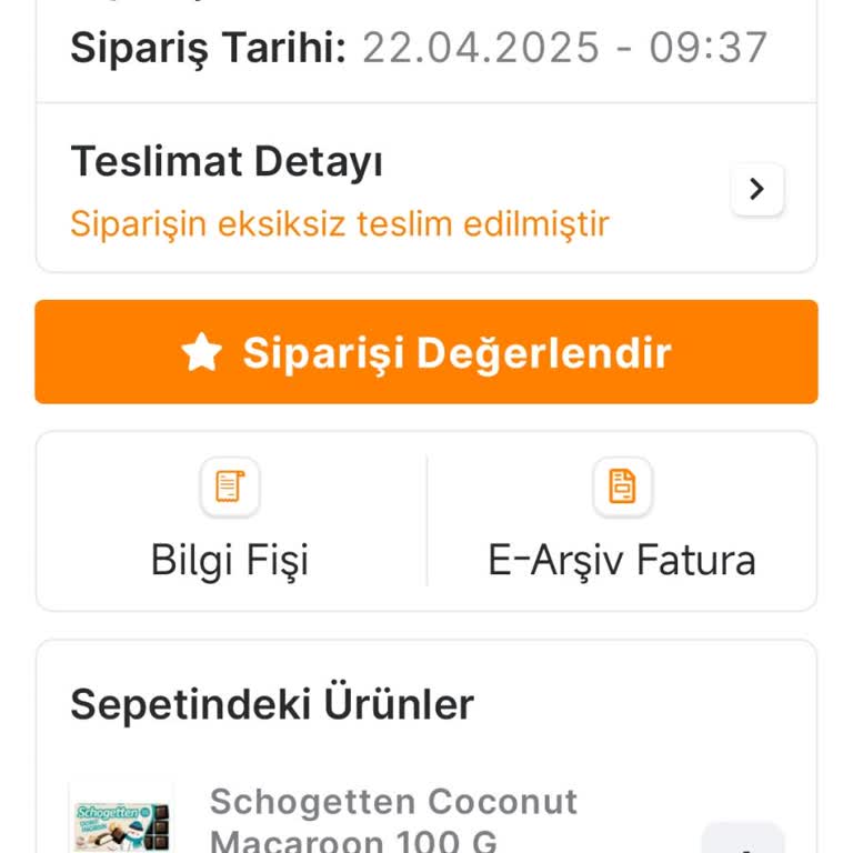 Siparişim Teslim Edilmedi, Bilgi Verilmedi