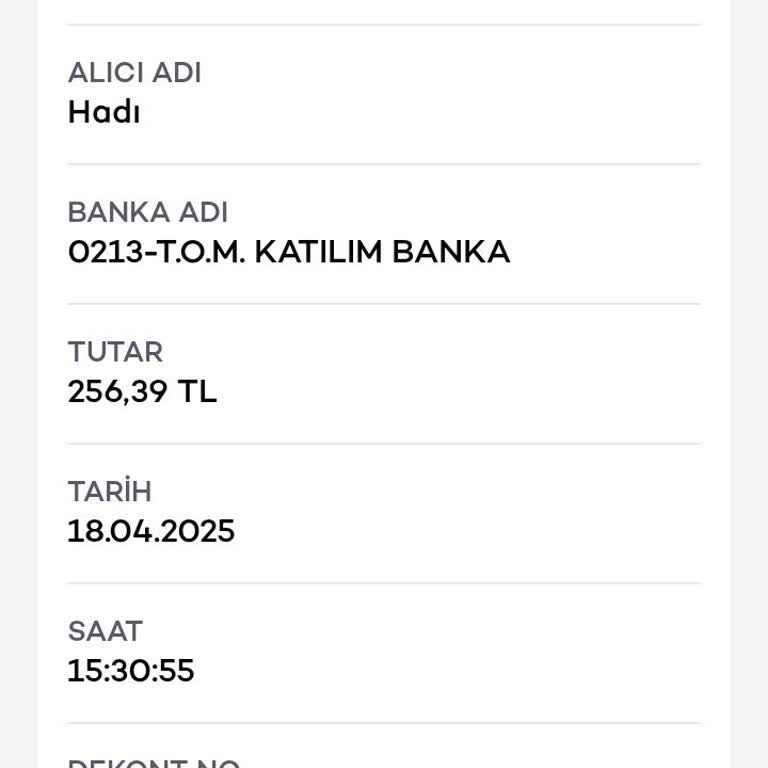 Hesap Kapatma Ve Bakiye Transferi Talebim Sonuçlanmadı