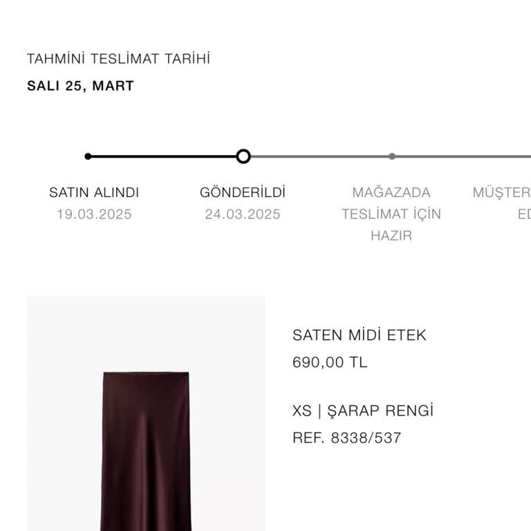 Zara Siparişim Bir Aydır Teslim Edilmedi, Müşteri Hizmeti Yetersiz Kaldı