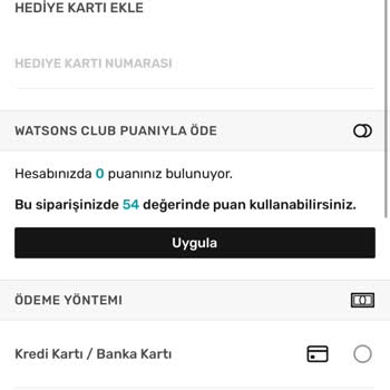 Watsons Kampanya Puanları Karta Yüklenmiyor Alışveriş Yapılamıyor