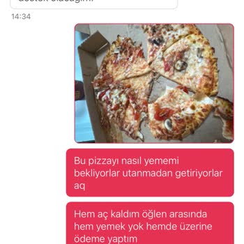 Dağılmış Pizza Ve Yetersiz Kupon İadesiyle Hayal Kırıklığı