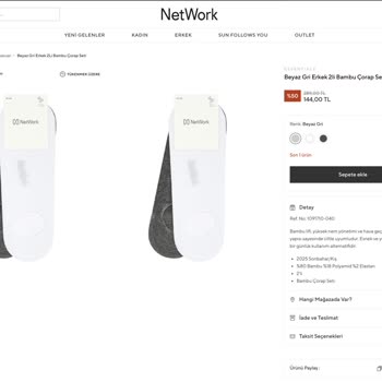 Aldığım Çoraplar Hatalı, Network Mağazası Çözüm Sunmuyor