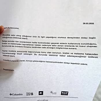 Ayakkabının Kısa Sürede Açılması Ve Garanti Kapsamında Destek Alınamaması