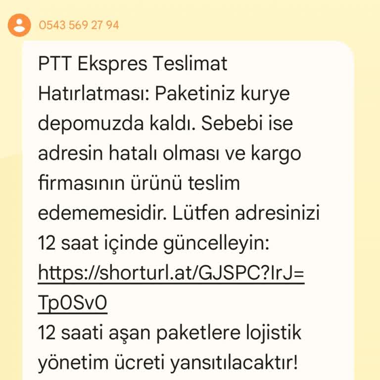 İzinsiz Kişisel Veri Kullanımı Ve Şüpheli Mesaj Bildirimi
