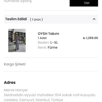 Siparişimde Yanlış Ölçü Bilgisi Verildi İade Kabul Edilmedi