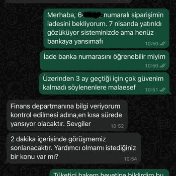 Eksik Ürün, Geciken İade Ve İlgisiz Müşteri Hizmetleri!