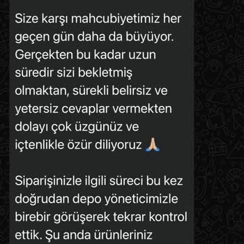 Siparişimin Teslimatı Sürekli Oyalandı Ve Gecikti