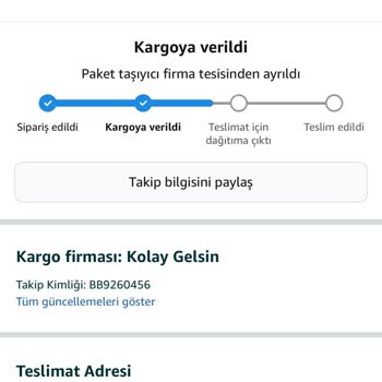 Ekstra Ücretle Aldığım Hızlı Teslimat Gerçekleşmedi