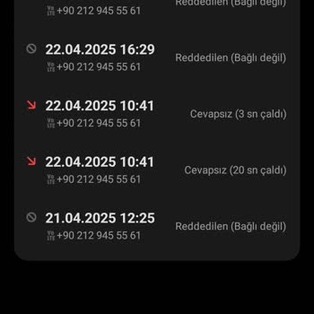 Telefonla Sürekli Aranma ve Yaş Bilgisi Sorgulaması Hakkında Şikayet