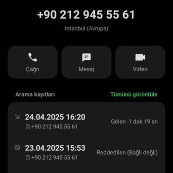 Telefonla Sürekli Aranma ve Yaş Bilgisi Sorgulaması Hakkında Şikayet
