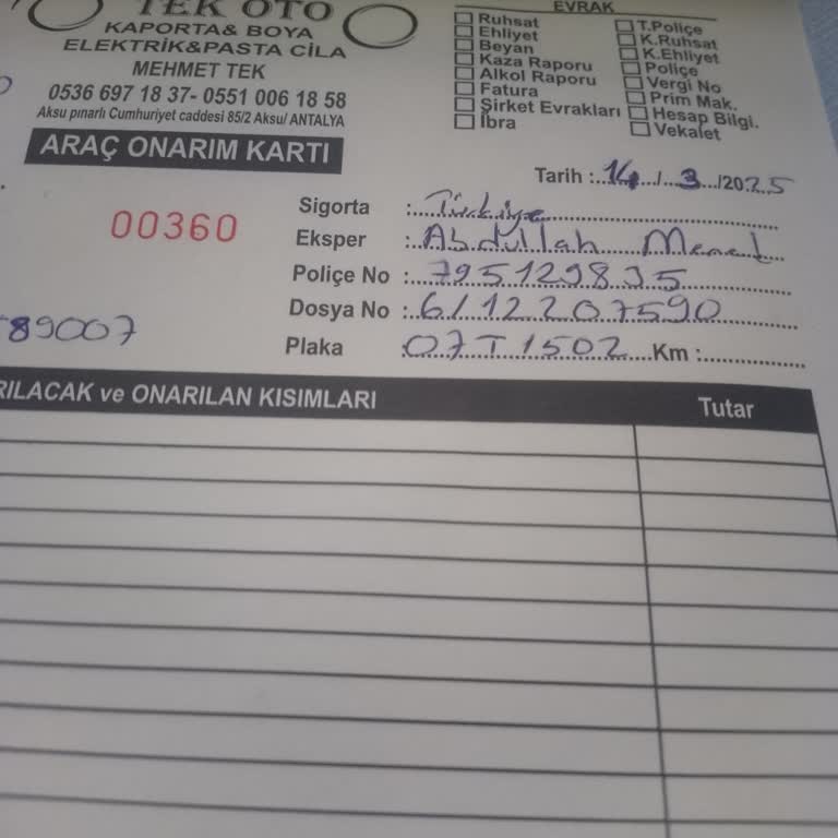 Pert Araç İçin Adil Fiyat Ve Çözüm Sunulmuyor, Mağduriyetim Sürüyor