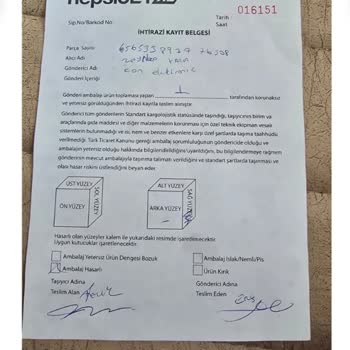 Hasarlı Buzdolabı Gönderildi, Değişim Ve İade Reddedildi!