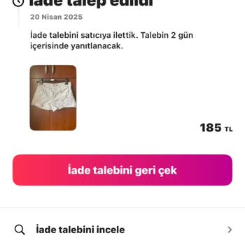Gardrops'ta İade Talebim Reddedildi Ve Satıcı Tarafından Engellendim