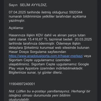 Sigorta Ve Servis Arasındaki Anlaşmazlık Mağduriyet Yarattı