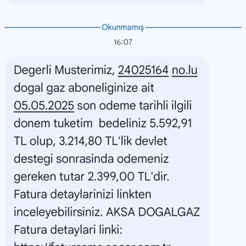 Bursa Gaz Faturasında Anlaşılmaz Destek Ve Yüksek Tutar Sorunu