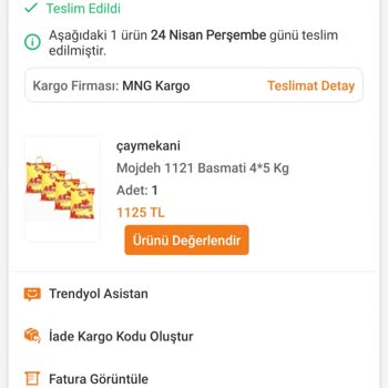 Sipariş Edilen Ürün Yerine Boş Poşet Gönderildi