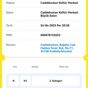 Deprem Nedeniyle Gidemediğim Etkinliğin Bilet İadesi Yapılmıyor