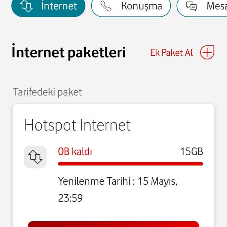 Sınırsız Red Pakette Hotspot Kısıtlaması Mağduriyeti