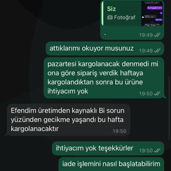Cayma Hakkım Kısıtlandı: Ürün Kargolanmadan İade Talebim Reddedildi