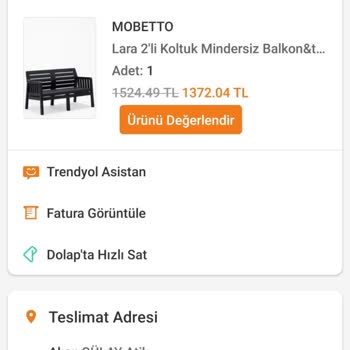 Modalife Mobilya Koltuğumun Garanti Kapsamında Değerlendirilmemesi