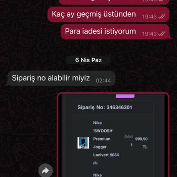 Rully Wear İade Sürecinde Aylardır Paramı Alamadım