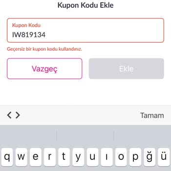 İwallet Kuponum Hatalı, 10 Gündür Çözüm Yok!