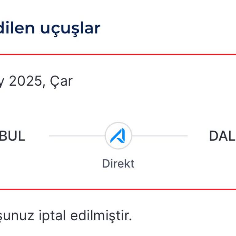 İptal Edilen Uçuş Nedeniyle Seyahat Planım Bozuldu
