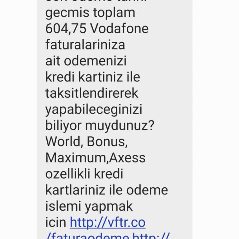 Vodafone'dan Abonelik Sonrası Şaşırtan Fatura Şoku!