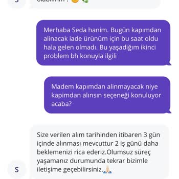 Yanlış Gönderilen Ürünün İadesinde Randevu Sorunu Ve Müşteri Hizmetleri İlgisizliği