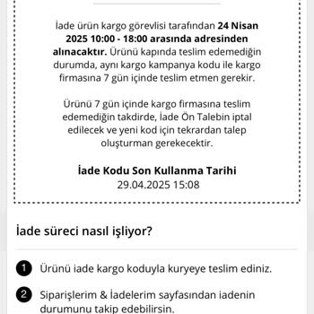 Yanlış Gönderilen Ürünün İadesinde Randevu Sorunu Ve Müşteri Hizmetleri İlgisizliği