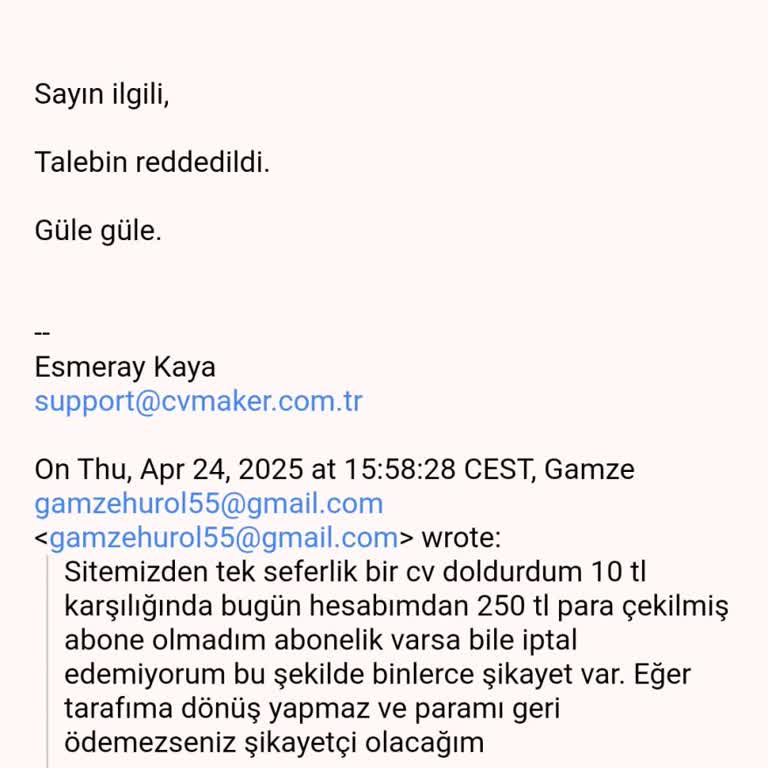 Onaysız Kart Çekimi Ve İade Talebinin Reddedilmesi