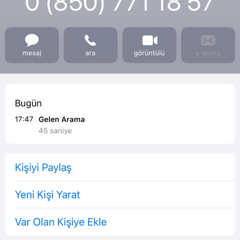 0850 İle Başlayan Numaralardan Sürekli Gelen Rahatsız Edici Aramalar