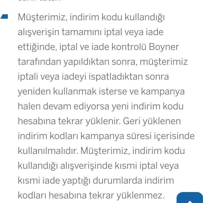 Boyner Hediye Çeklerinin İadesi Yapılmadan Siparişlerim İptal Edildi!