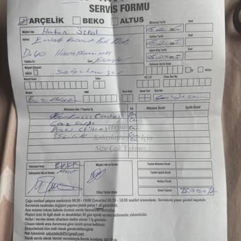 Arçelik Servisinde Motor Değişimi Sonrası Sürekli Arıza Ve Yetersiz Destek