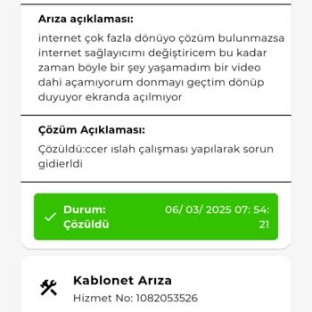 İnternet Bağlantı Sorunları Ve Yetersiz Teknik Destek Nedeniyle Mağduriyet
